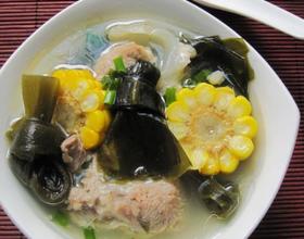 肉骨头海带玉米汤