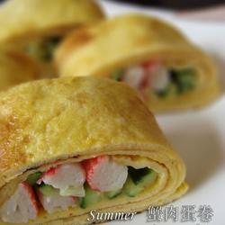 蟹肉蛋卷的做法[图]