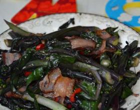 腊肉红菜苔[图]
