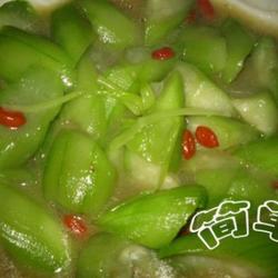 枸杞丝瓜的做法[图]