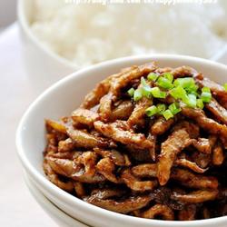 酱炒平菇肉丝的做法[图]