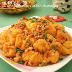 肉末炒豆腐泡的做法[图]