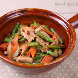 酱爆肉片芦笋的做法[图]