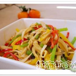 三丝杏鲍菇的做法[图]