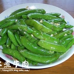 蒜茸甜豆的做法[图]