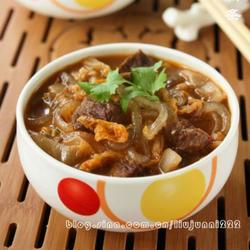 酸菜牛肉炖粉条的做法[图]