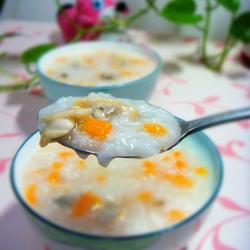 胡萝卜蛤蜊粥的做法[图]