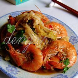 白菜炒虾的做法[图]