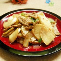茭白炒肉片的做法[图]