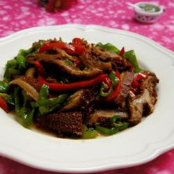 青椒炒牛肚的做法[图]