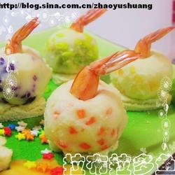 百变鲜虾蔬菜土豆泥的做法[图]