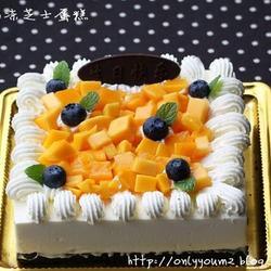 芒果酸奶冻芝士蛋糕的做法[图]
