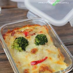 鲜蔬腊肉焗饭的做法[图]