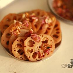 玫瑰糯米藕的做法[图]