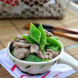肉片炒扁豆的做法[图]