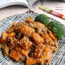 味啉地瓜烧猪肉的做法[图]