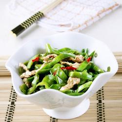 扁豆丝炒肉的做法[图]