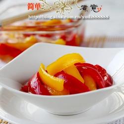 酸甜柿子椒的做法[图]
