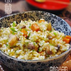 茴香杂粮炒饭的做法[图]