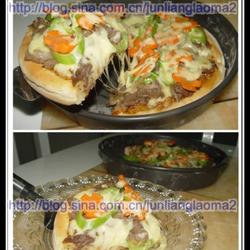 黑胡椒牛肉披萨的做法[图]