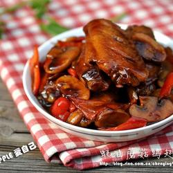 蚝油蘑菇鸡翅的做法[图]