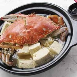 螃蟹煲老豆腐的做法[图]