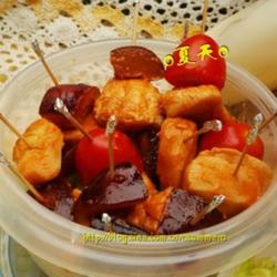 一口西梅鸡肉串的做法[图]