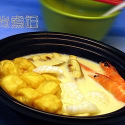 豆浆海鲜锅的做法[图]