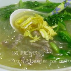 鸡毛菜肉丝汤的做法[图]