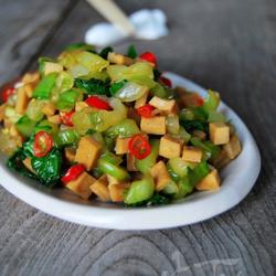 青菜拌豆干的做法[图]