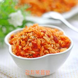 韩式辣白菜炒饭的做法[图]