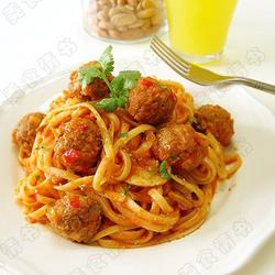 茄汁意大利肉圆面的做法[图]