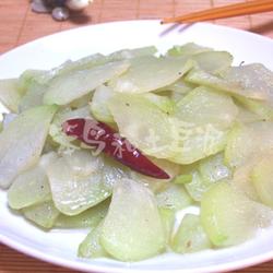 清炒佛手瓜的做法[图]