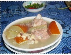 老黄瓜薏米骨头汤[图]