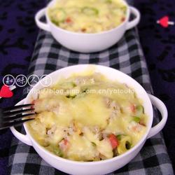 火腿蛋焗饭的做法[图]