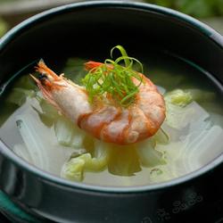 娃娃菜虾干汤的做法[图]