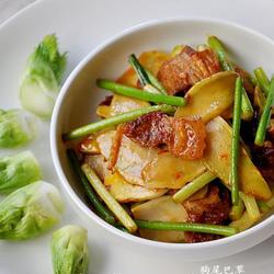 儿菜蒜苔回锅肉的做法[图]
