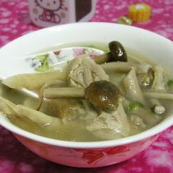 鸭件茶树菇汤的做法[图]