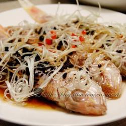 豆豉蒸金線魚的做法[圖]