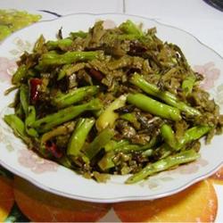 四季豆闷梅干菜的做法[图]