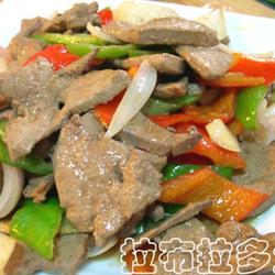 火爆猪肝的做法[图]