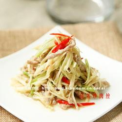 仔姜炒肉丝的做法[图]