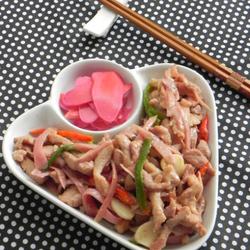 梅渍仔姜炒肉丝的做法[图]