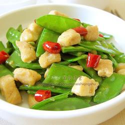 兰豆鸡丁的做法[图]