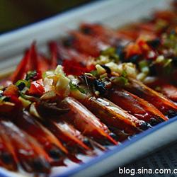 豆豉蒜蓉蒸对虾的做法[图]