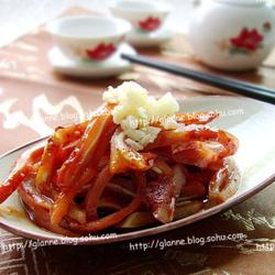 酸辣红油耳丝的做法[图]