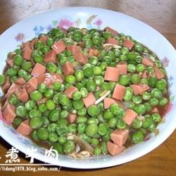 火腿烩豌豆的做法[图]