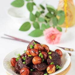 红烧牛肉炖鹌鹑蛋的做法[图]