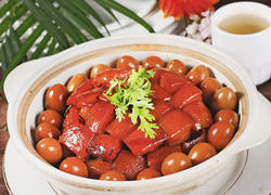 电压力锅无水蘑菇红烧肉