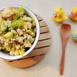 蚕豆米小炒饭的做法[图]